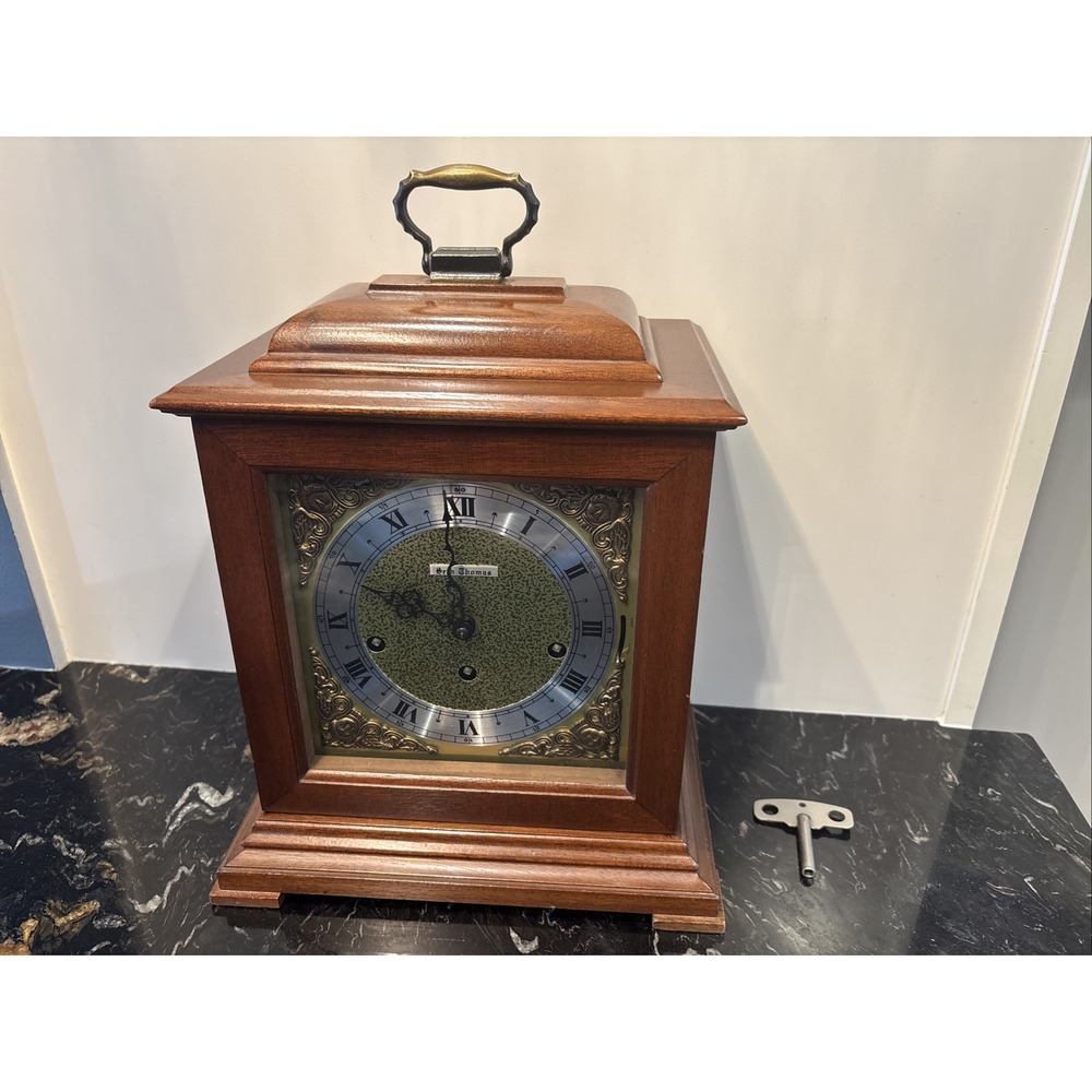 Seth Thomas LEGACY Chime MANTLE CLOCK 3W 1314-000 W/Key